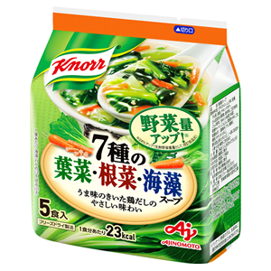 クノール® ７種の葉菜・根菜・海藻スープ 商品写真