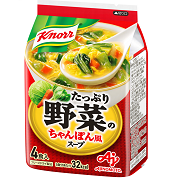 「クノール®」＜たっぷり野菜のちゃんぽん風スープ＞